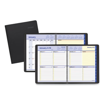 AT-A-GLANCE® Quicknotes Weekly Block Format Appointment Book, 8.5 X 5.5, Black Cover, 12-month (jan To Dec): 2022 freeshipping - TVN Wholesale